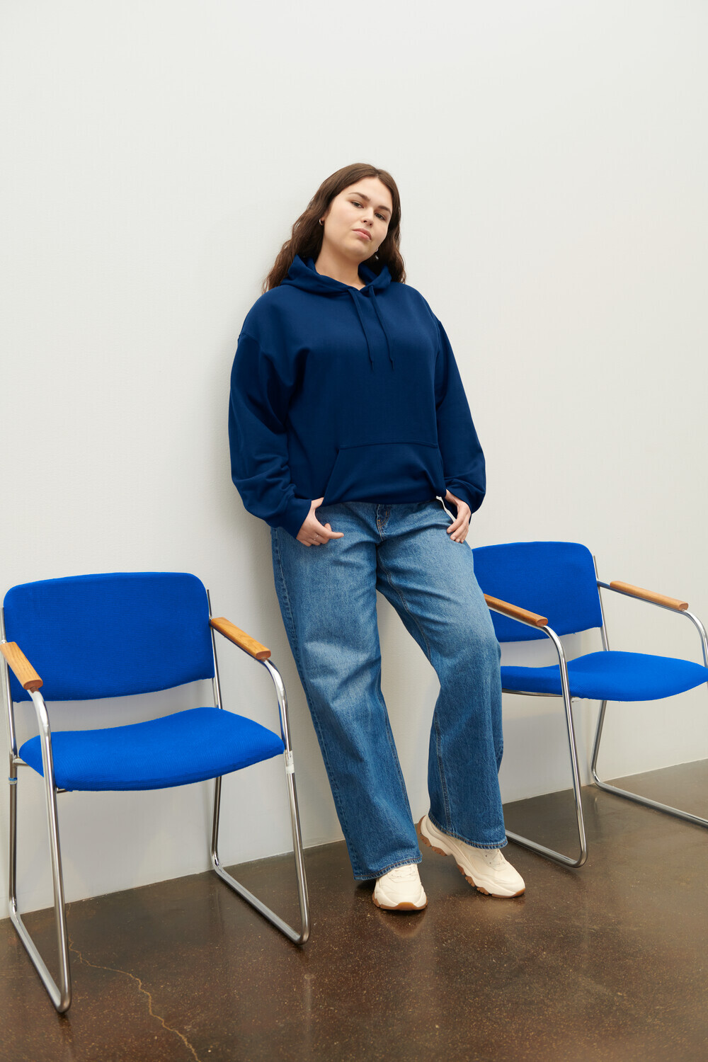 Gildan SF500 SF500 Mikiny s kapucí - Navy