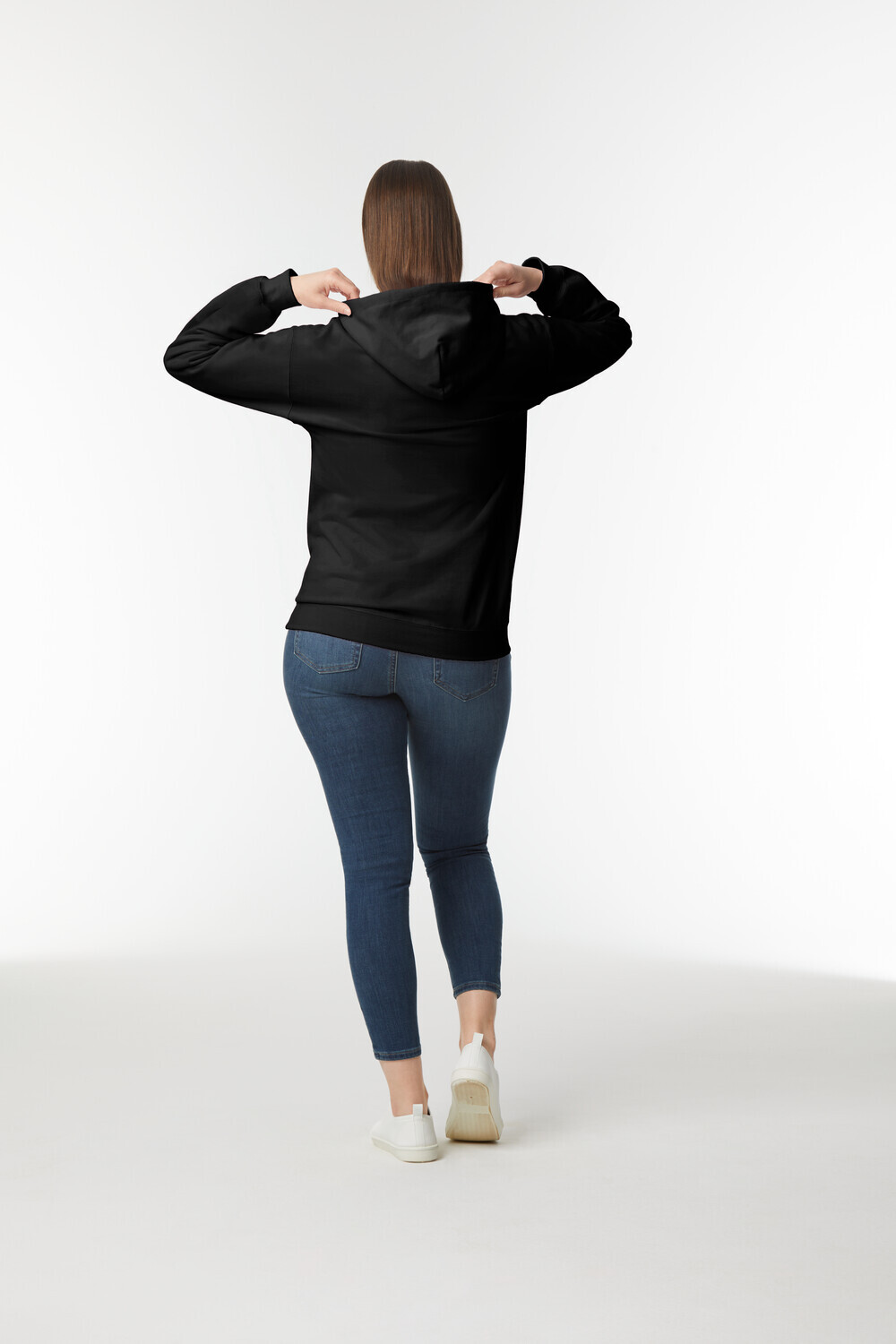 Gildan SF500 SF500 Mikiny s kapucí - Černá