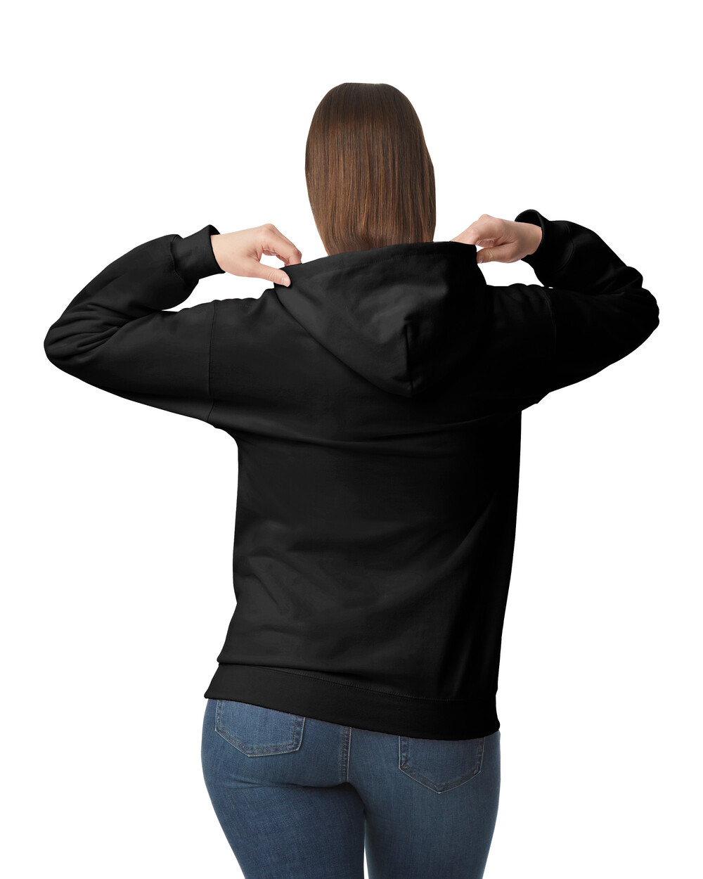 Gildan SF500 SF500 Mikiny s kapucí - Černá