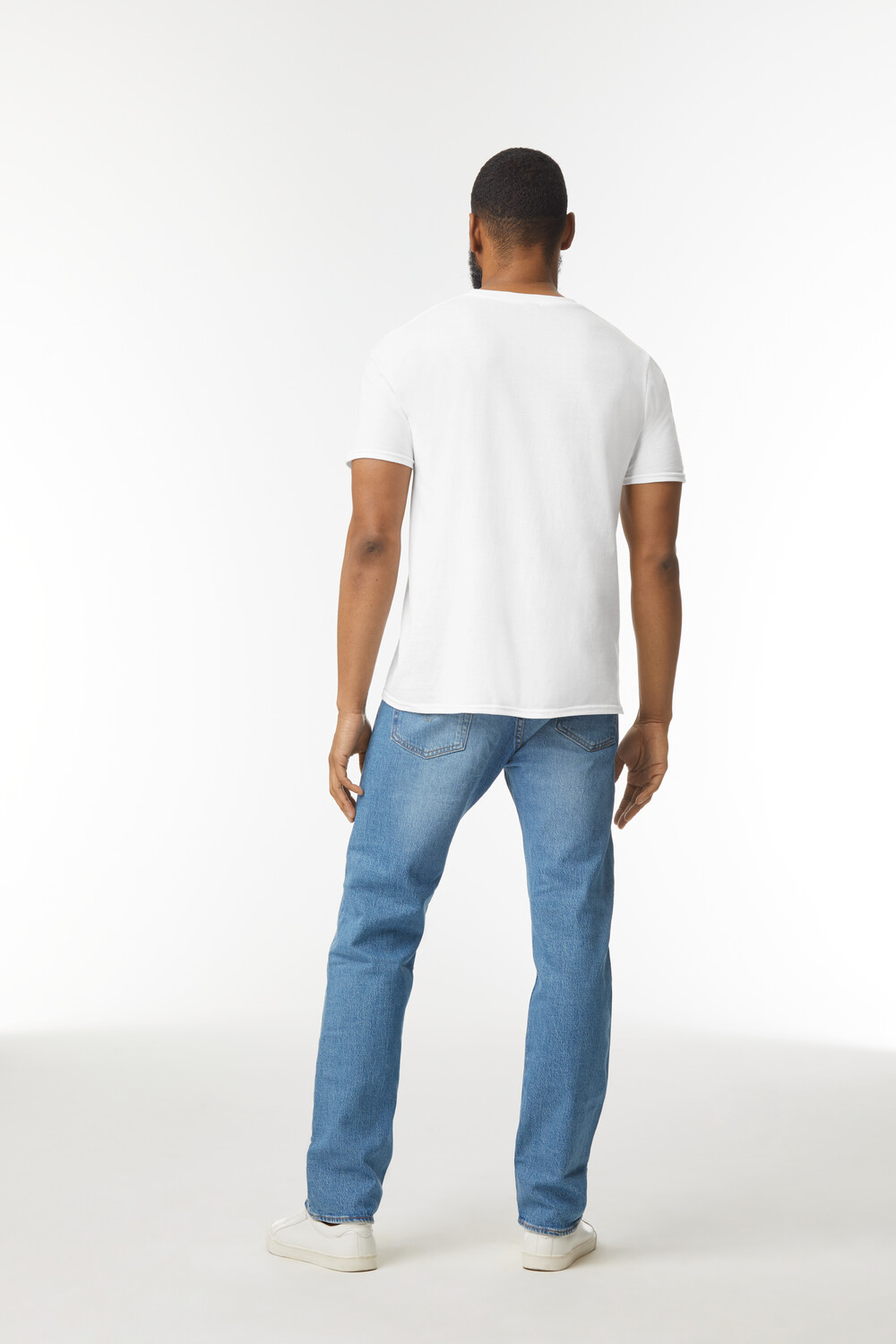 Gildan 64000 soft style 64000 Trička - Bílá